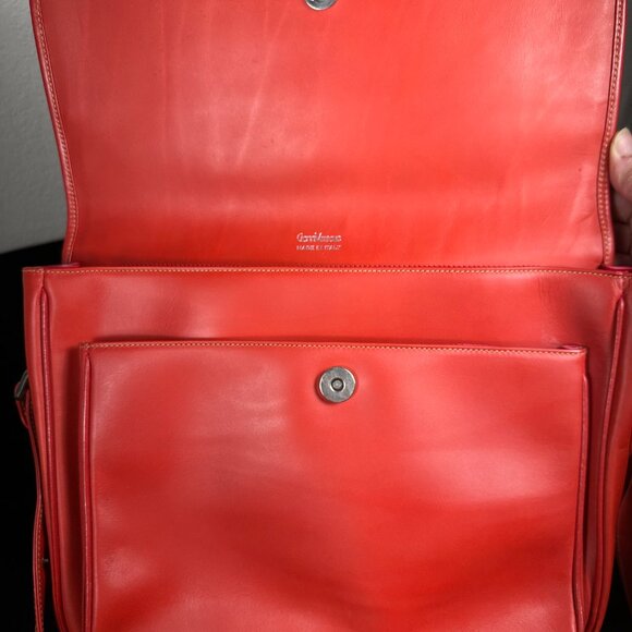 NEW Vintage Gianni Versace Genuine Leather Messenger Bag - Picture 9 of 14